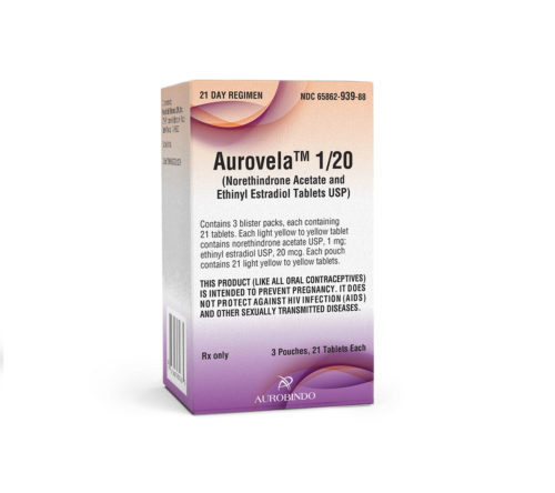 Aurovela™ 1/20 (Norethindrone Acetate & Ethinyl Estradiol Tabs) 1 mg/20 mcg