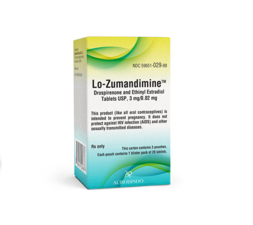 Lo-Zumandimine™ (Drospirenone and Ethinyl Estradiol Tablets USP) 3mg/0.02mg