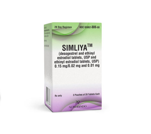 Simliya™ (Desogestrel & Ethinyl Estradiol Tabs) 0.15mg/0.02mg & 0.01 mg