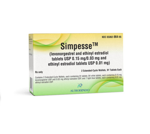 Simpesse™ (Levonorgestrel & Ethinyl Estradiol Tabs) 0.15 mg/0.03 mg & 0.01 mg